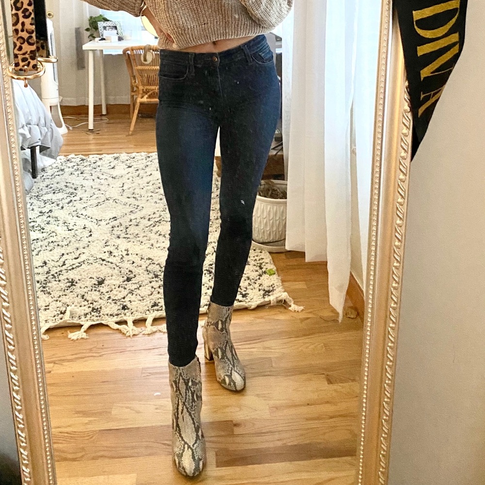 JOE’S dark wash skinny jeans | 27